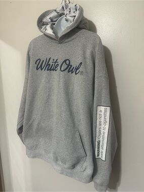Men's Gray Crewneck Hoodie Sweatshirt